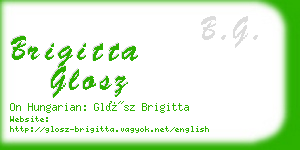 brigitta glosz business card